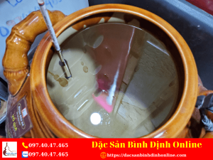 Nồng Độ Rượu Bầu Đá truyền thống Bình Định