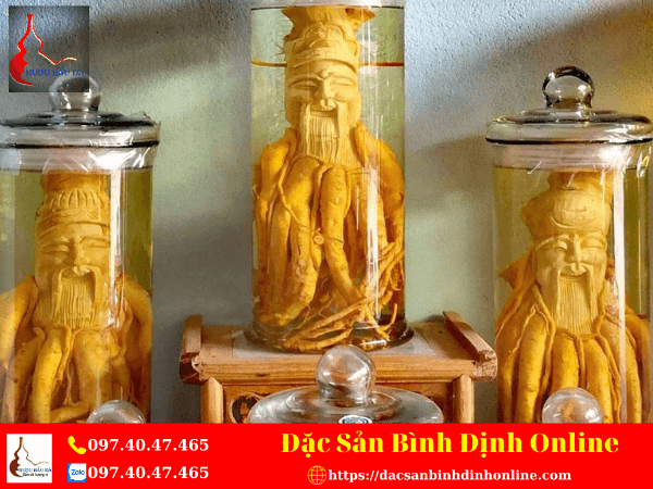 Bình Rượu Ngâm Củ Đinh Lăng