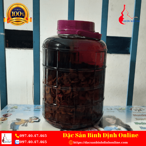 Bình Rượu Táo Mèo Ngâm Sẵn