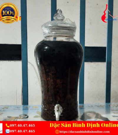Bình Rượu Táo Mèo Ngâm Sẵn