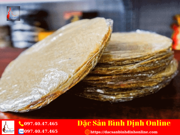 Bánh Tráng Khoai Lang Gừng Bình Định