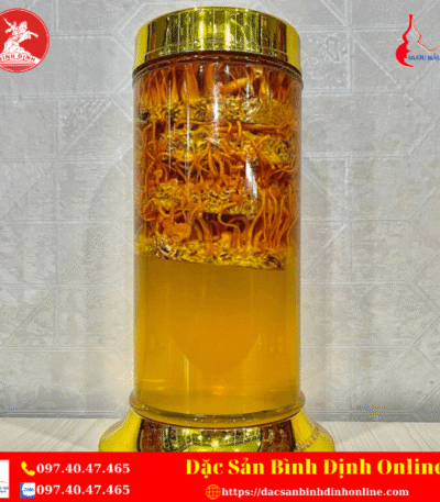 Bình Rượu Ngâm Đông Trùng Hạ Thảo 2,8L