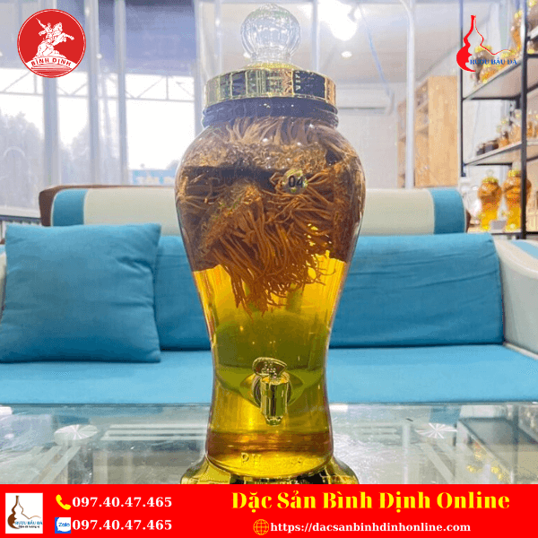binh-ruou-ngam-dong-trung-ha-thao-4l Bình Rượu Ngâm Đông Trùng Hạ Thảo 4L