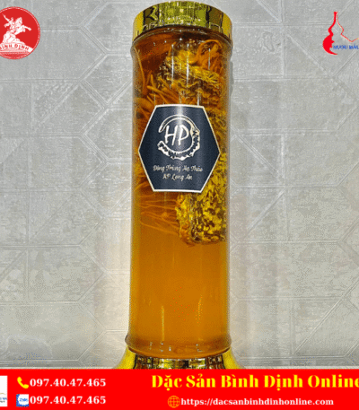 Bình Rượu Ngâm Đông Trùng Hạ Thảo 1,48L